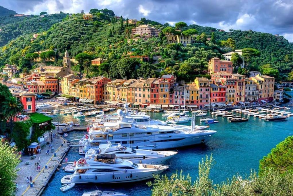 Portofino - Appartamento Vista Mare - Rooftop Terrazzo - In Centro Citta - Free Wifi Rapallo Esterno foto